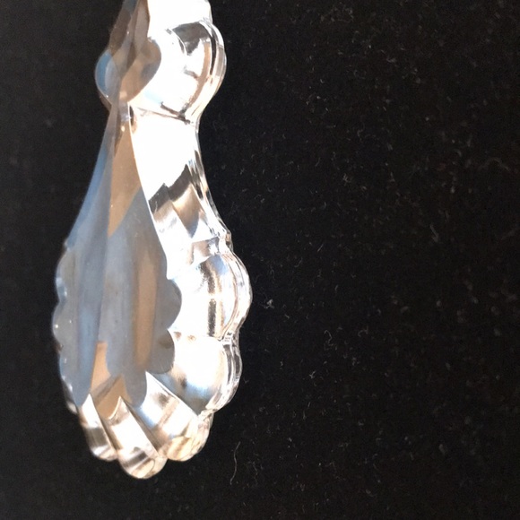 💎 Vintage Crystals Pendant - Floral gem top with brass pins - just gorgeous 💎 - Picture 8 of 9